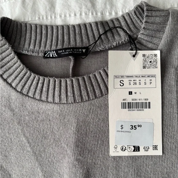 Zara Thin Knit Sweater - Picture 2 of 4